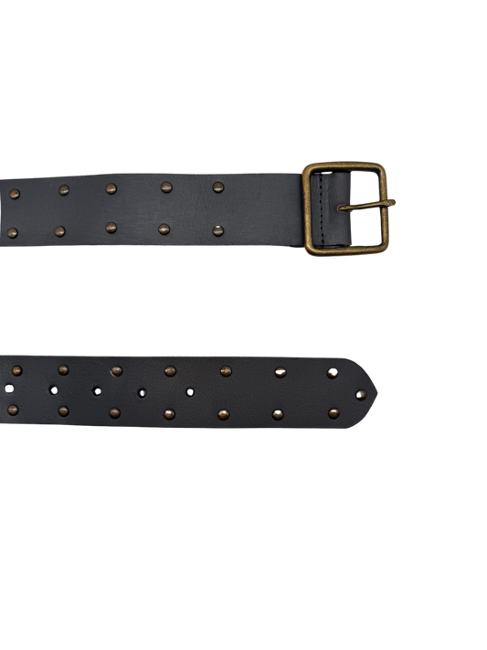 Cinturón Tachuelas Gris Oscuro