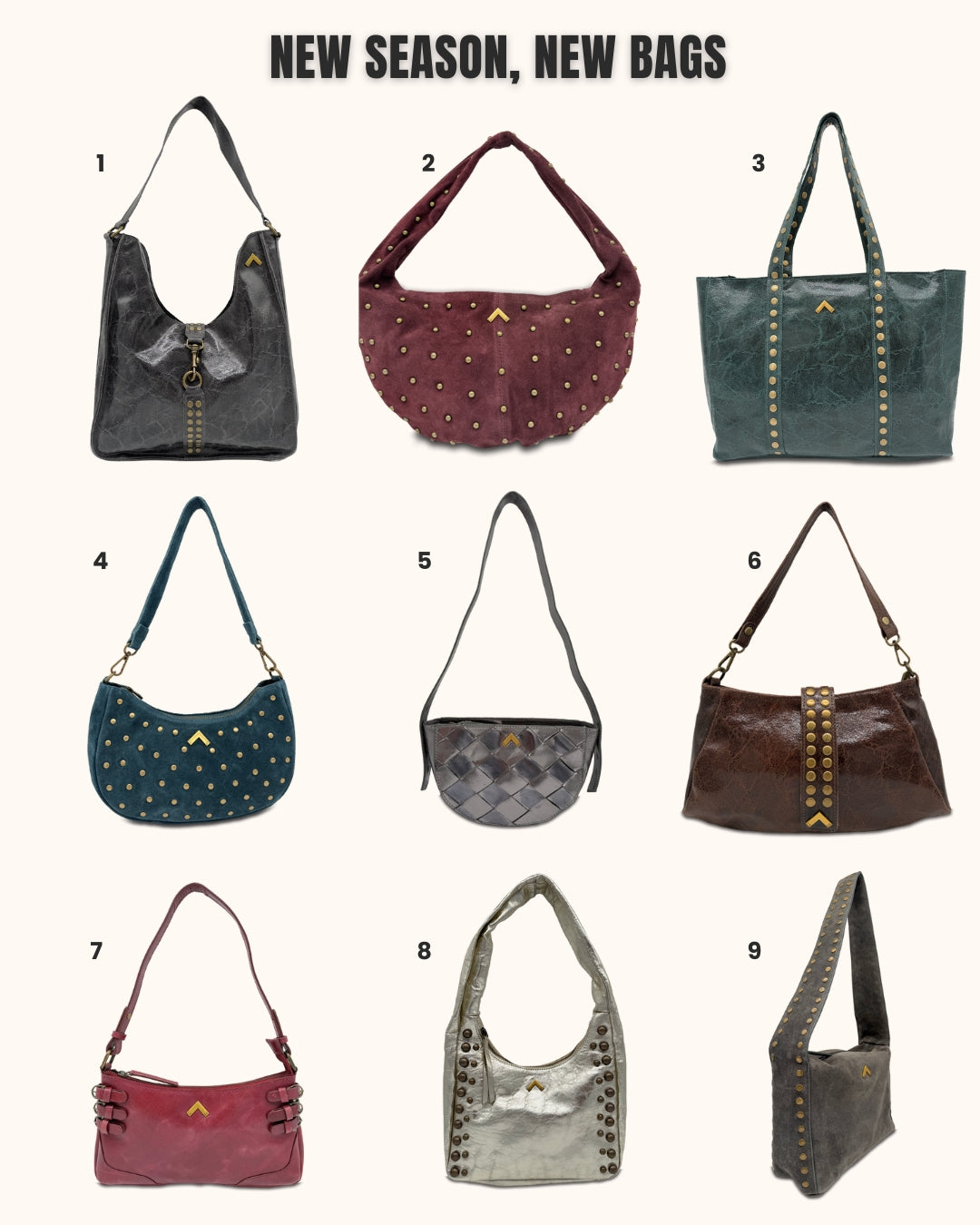 Los bolsos de piel que serán tendencia esta temporada