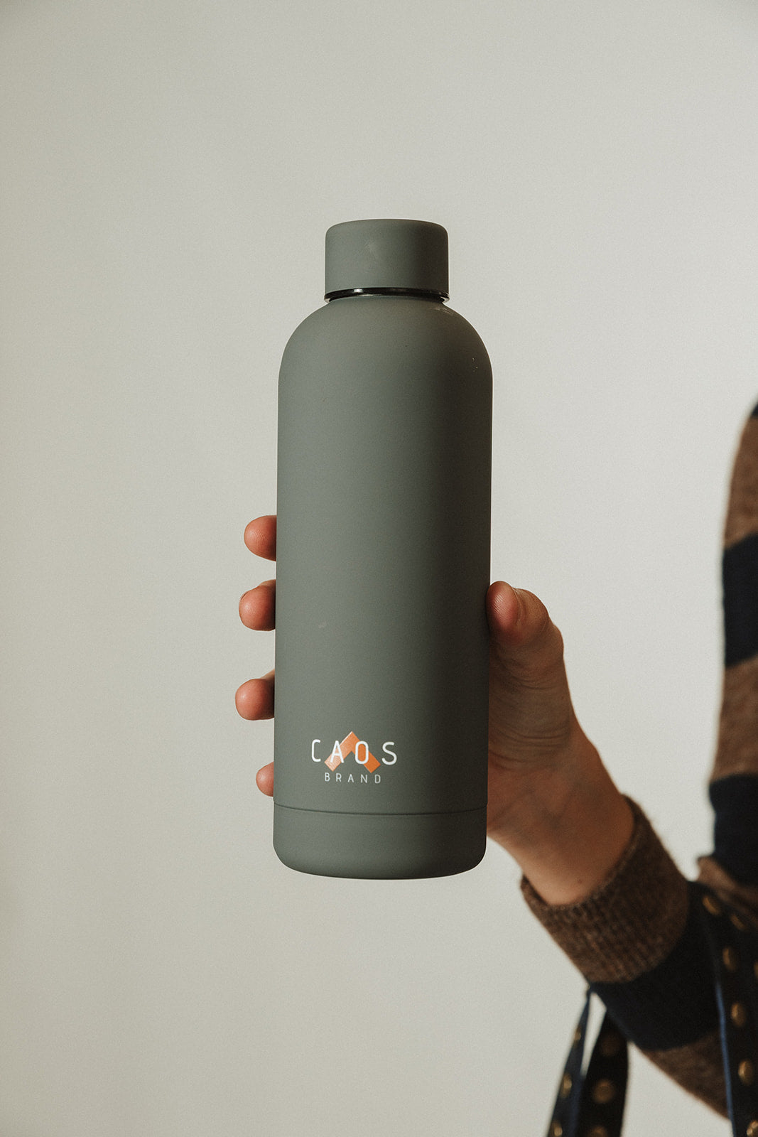 Botella Gris Caos Brand | Edición Limitada