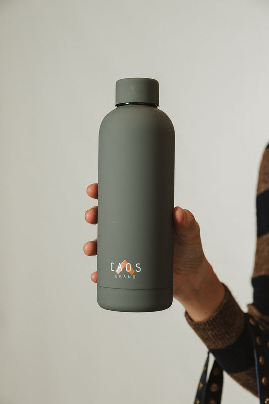 Botella Gris Caos Brand | Edición Limitada